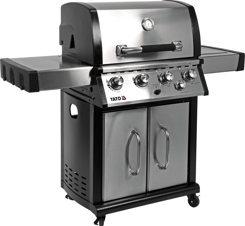 Grill gazowy 4+1 stal nierdzewna 17,5KW