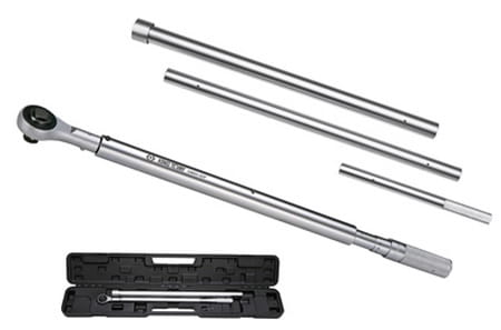 Klucz dynamometryczny 1'' 500-2500 NM moletowany uchwyt