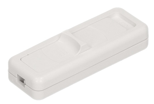 Wyłącznik suwakowy 1-TOROWY 2,5A/250V biały