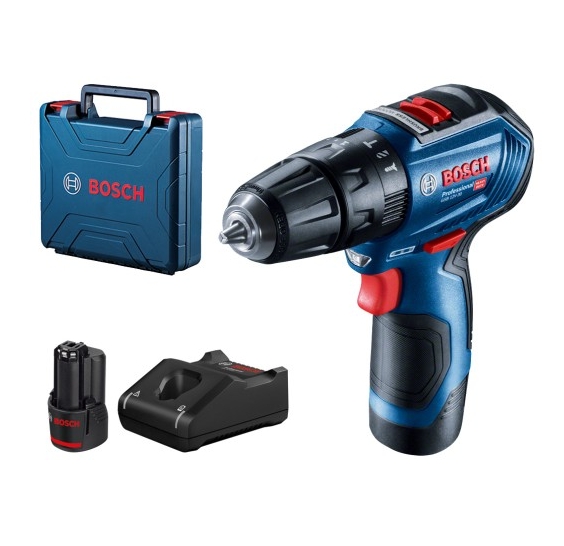 Wiertarko-wkrętarka AKU. udarowa GSB 12V-30 2*2.0AH
