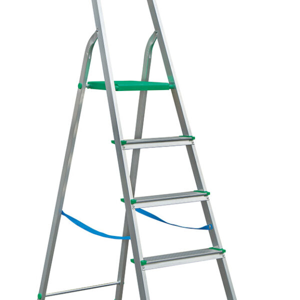 Drabina aluminiowa wolnostojąca 180cm 4 stopnie + podest