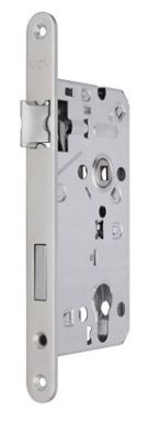 Zamek łazienkowy yeti 72/50 PR CYN BIA z zacz puszka  70mm