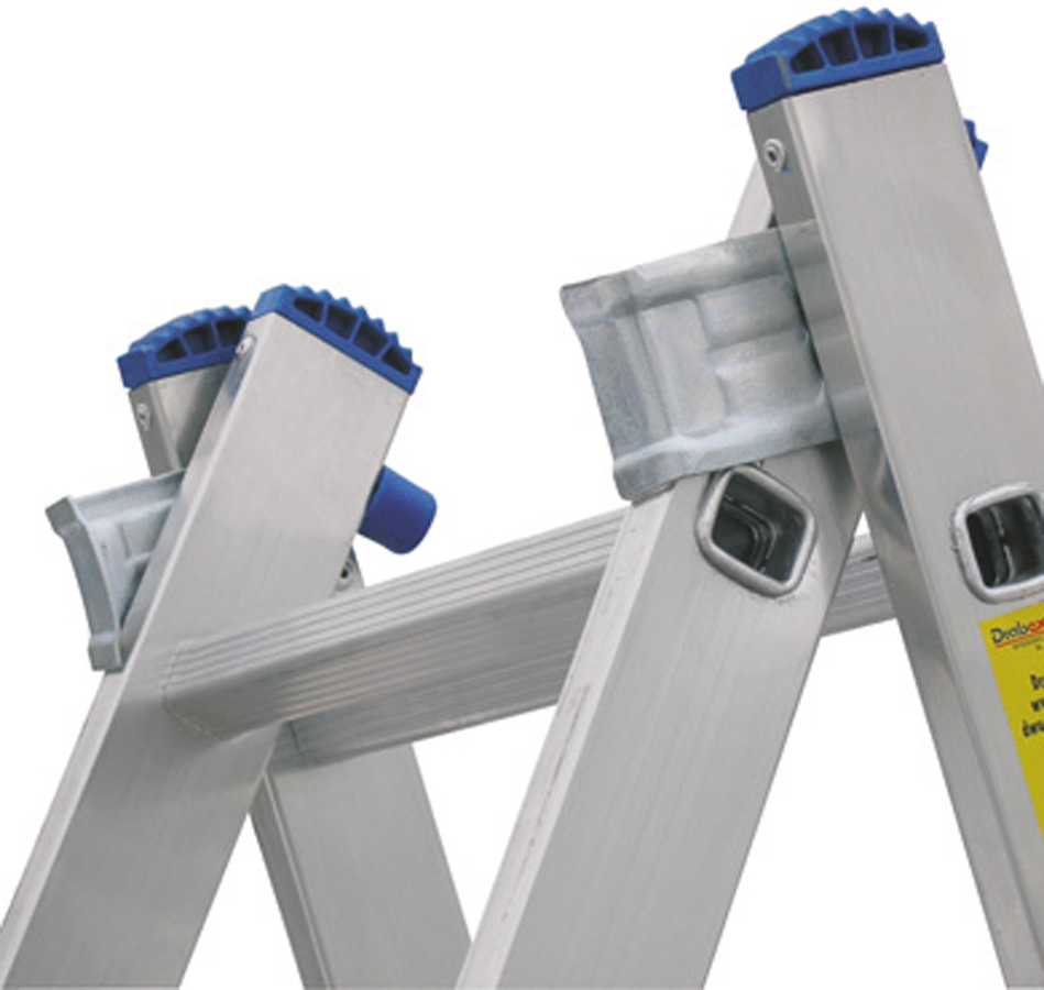 Drabina aluminiowa 2-ELEMENTOWA 309cm 7+7 szczebli