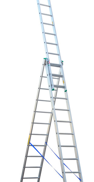 Drabina aluminiowa 3-ELEMENTOWA 897cm 13+13+13 szczebli