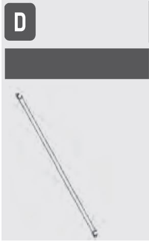 Stężenie ukośne rusztowania 160cm, compact XS