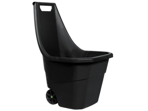 Taczka ogrodowa load&go, czarna 55L