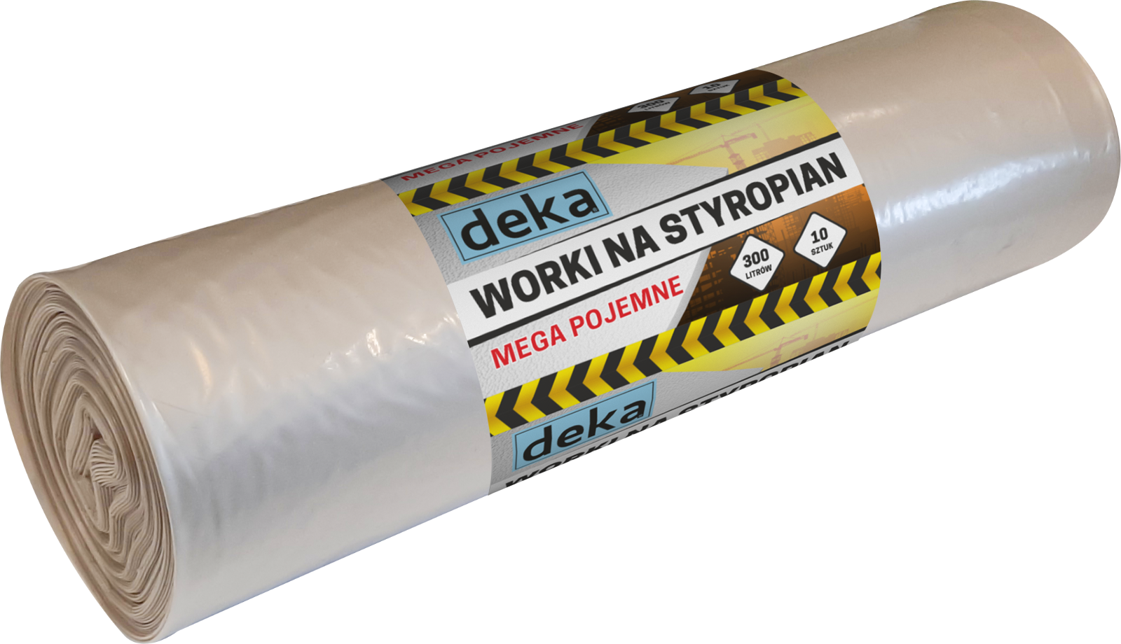 Worki na styropian mega pojemne 300L słomkowe
