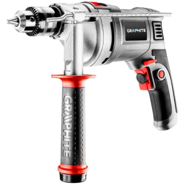 Wiertarka udarowa 850W uchwyt kluczykowy 13 mm obroty 0-3000