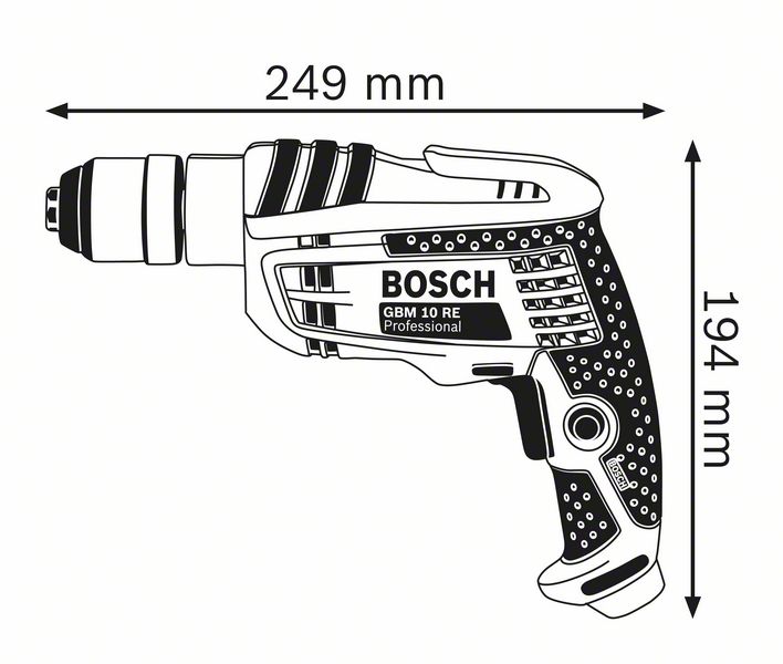 Wiertarka 600W GBM 10 RE