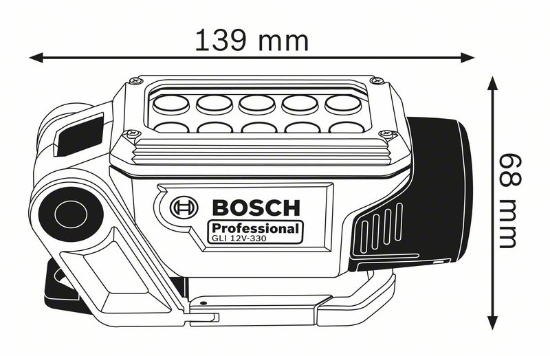 Latarka akumulatorowa GLI 12V-330