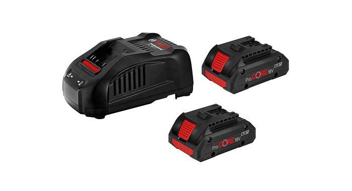Zestaw startowy procore 18V 2*4.0AH + ładowarka