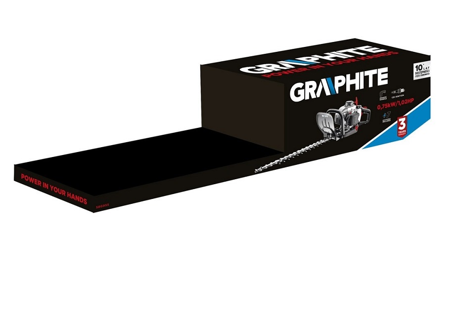 Nożyce do żywopłotu spalinowe 0.75KW szerokość cięcia 550mm