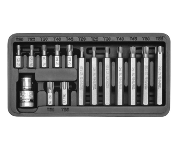 Komplet kluczy specjalnych 15CZ torx