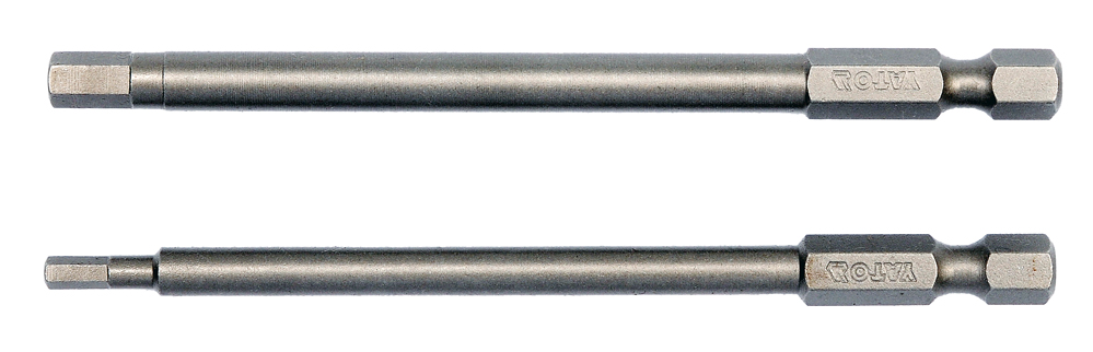 Końcówki wkrętakowe 1/4'' 2szt HEX tamperproof 3*100, 5*100