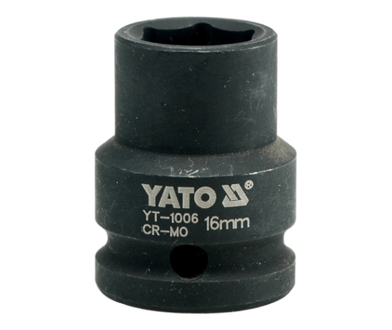 Nasadka krótka udarowa 6-KĄTNA 1/2'' 16mm