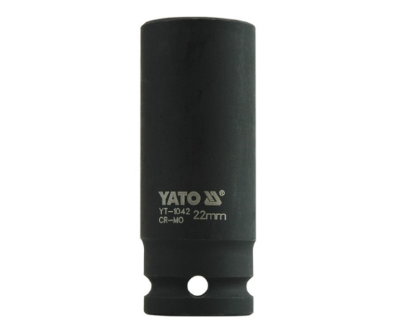 Nasadka długa udarowa 6-KĄTNA 1/2'' 22mm