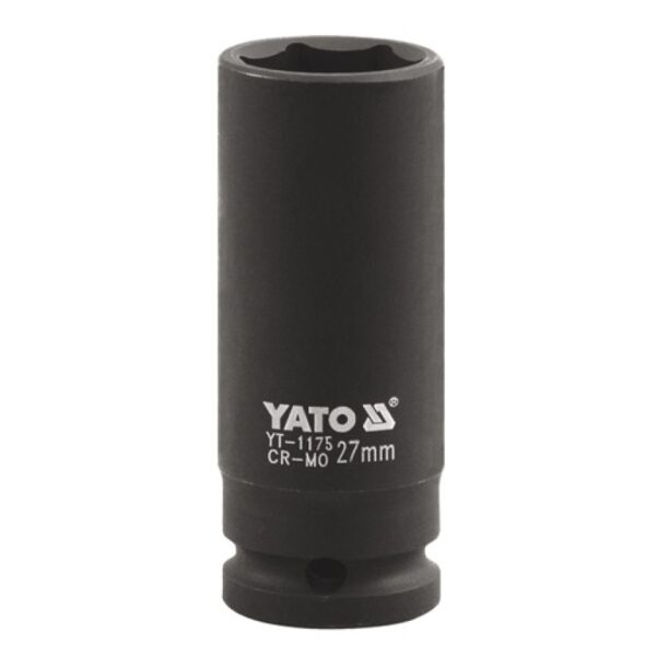 Nasadka długa udarowa 6-KĄTOWA 1'' 27mm