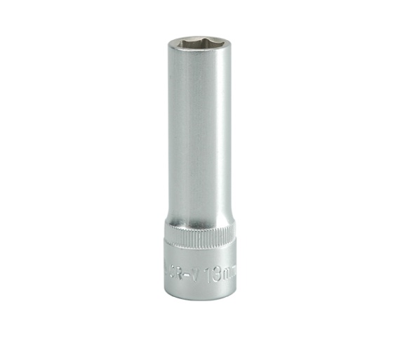 Nasadka długa 6-KĄTNA chromowana 1/2'' 13mm