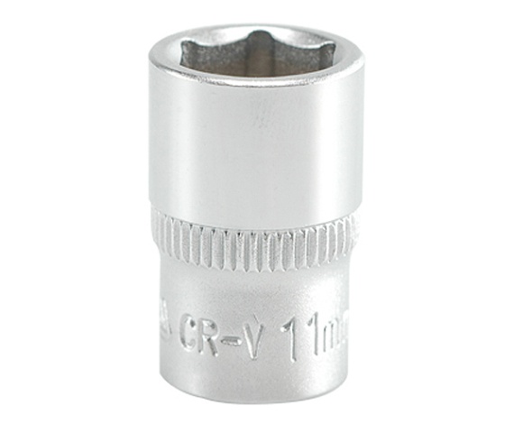 Nasadka krótka 6-KĄTNA CRV 1/4'' 11mm