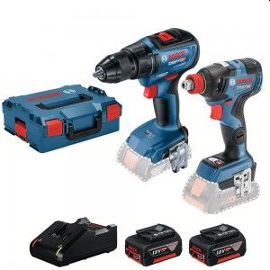 Zestaw 18 V wiertarko-wkr. GSR18V-50+KLUCZ GDX18V-200 2*4.0A