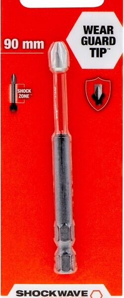 Bit, grot, końcówka shockwave PH2 90mm 1 szt.