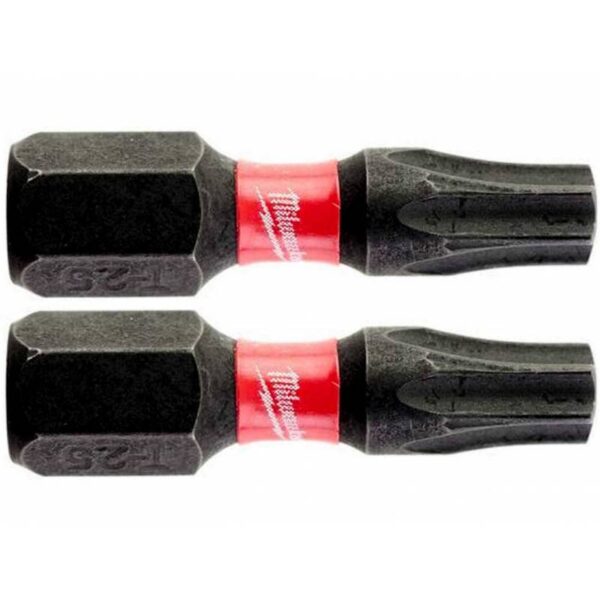 Bit, grot, końcówka torx TX25 25mm 2 szt.