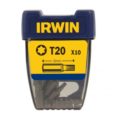 Grot, BIT, końcówka typu torx 1/4' 25mm 10 szt. T20