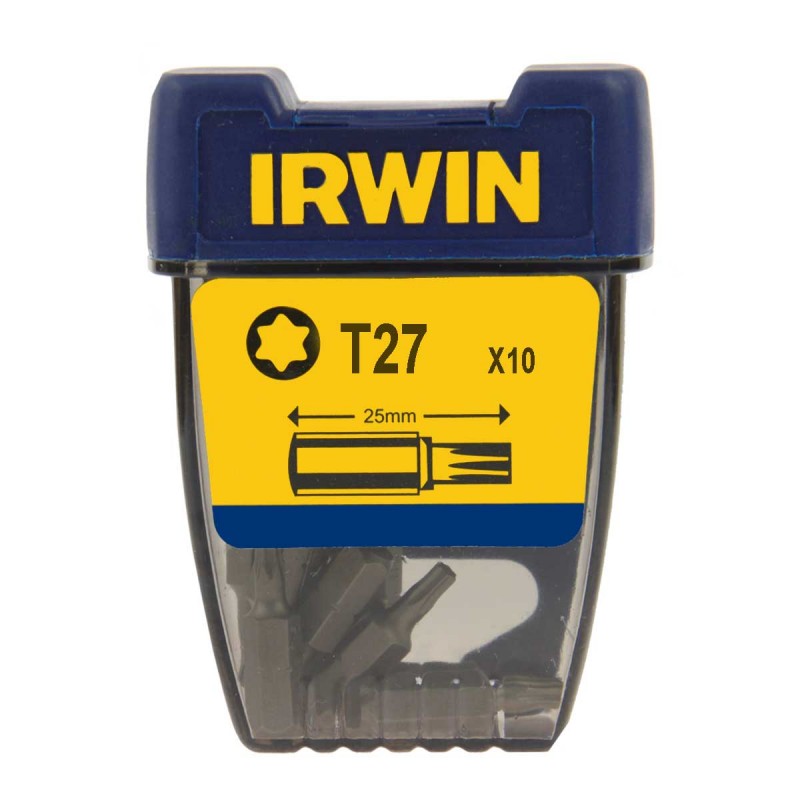 Grot, BIT, końcówka typu torx 1/4' 25mm 10 szt. T27