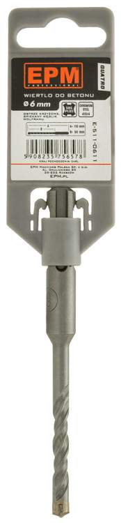 Wiertło SDS+ quatro do betonu 6*260