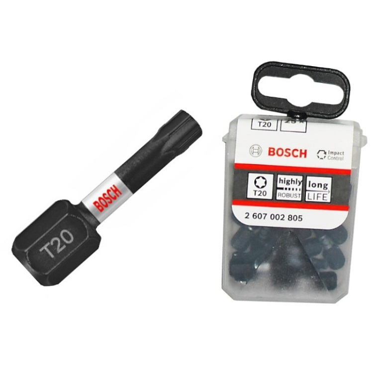 Bit, grot, końcówka T20 25mm IMP 25PCS