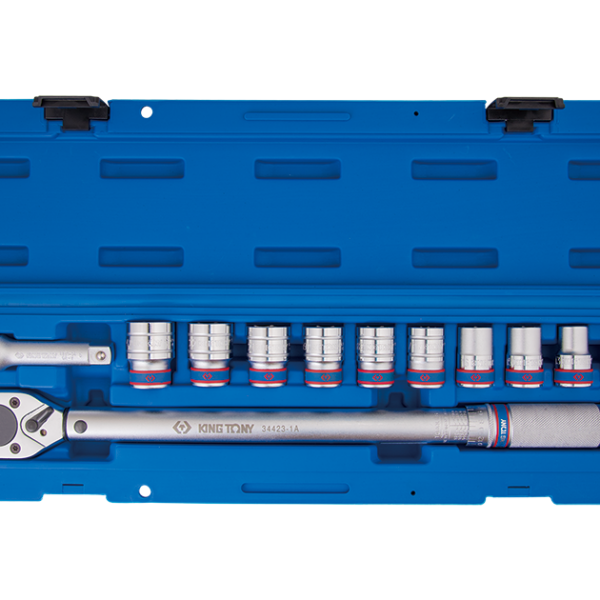 Klucz dynamometryczny  1/2''42-210NM z zestawem nasadek 12CZ