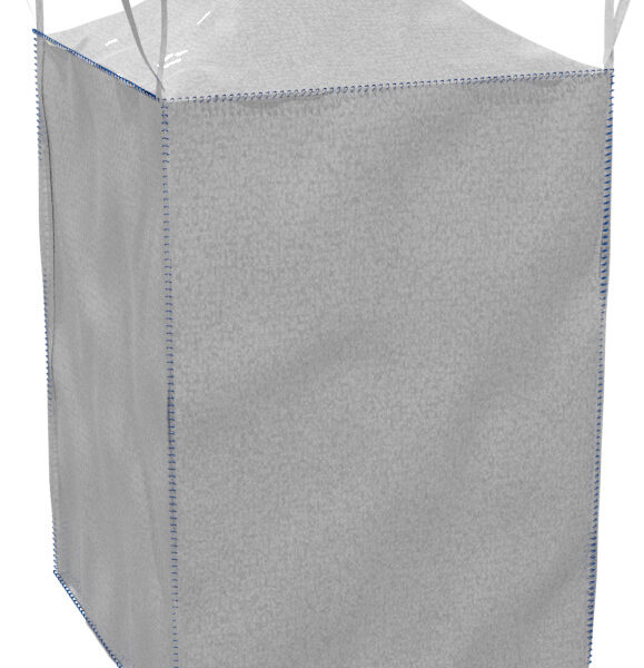 Worek big-bag 90*90*90 cm biały, komin wsypowy - wysypowy