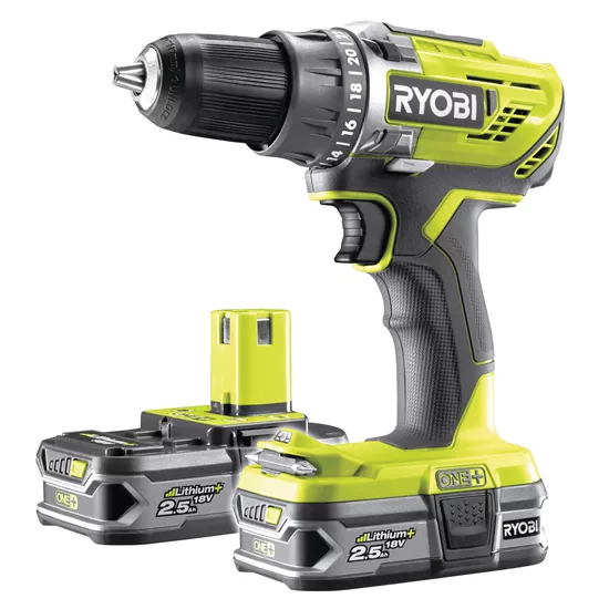 Aku. wiertarko-wkrętarka R18DD3-225S 18V 2*2.5AH ONE+