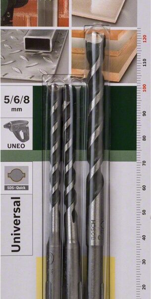 Zestaw wierteł uniwersalnych sds-quick SET 5/6/8