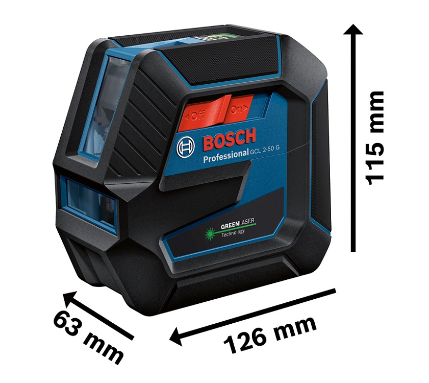 Laser krzyżowy GCL 2-50 G zielony