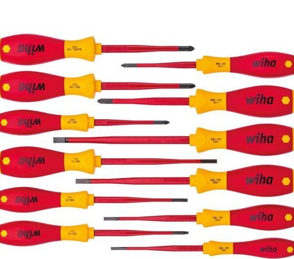 Zestaw wkrętaków softfinish electric slimfix 12 części