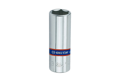 Nasadka długa 6-KĄTNA chromowana 1/4'' 15mm