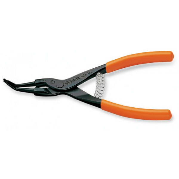 Szczypce do pierścieni zewnętrzne odgięte 140*0.9mm blister