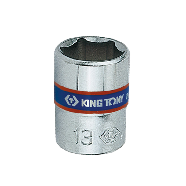 Nasadka krótka 6-KĄTNA chromowana 1/4'' 15mm