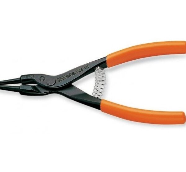 Szczypce do pierścieni zewnętrzne odgięte 175mm blister