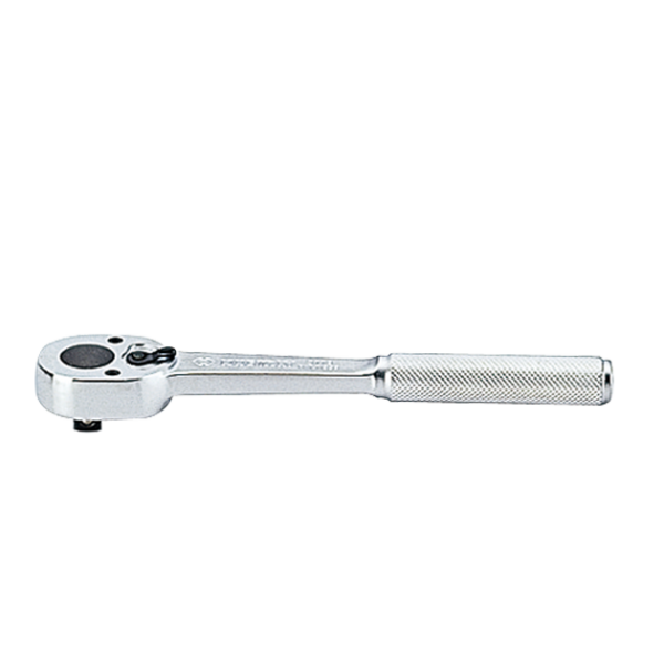 Grzechotka 3/8 200mm 32 zęby chrom uchwyt moletowany blokada