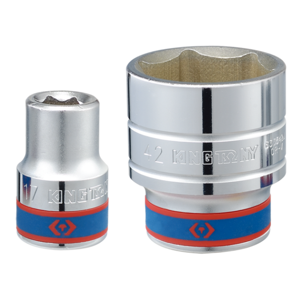 Nasadka krótka 6-KĄTNA chromowana 3/4'' 40mm