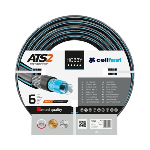 Wąż ogrodowy hobby ATS 1' 50mb