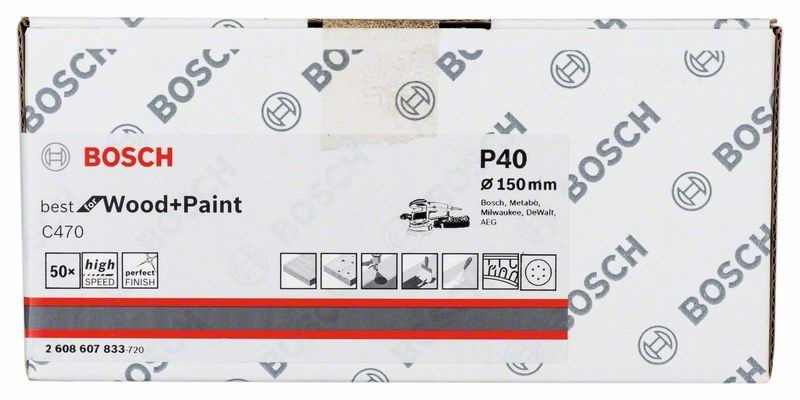 Krążek ścierny best f/wood 150mm P40 6OTW.