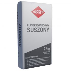 Piasek kwarcowy suszony 25kg 0-0.5mm