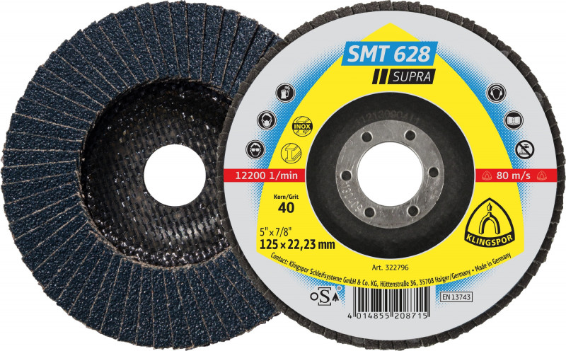 Lamelka SMT628 granulacja 120 125mm 322800