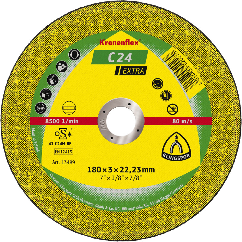Tarcza płaska C24EX T1A 230*3.0*22 13491