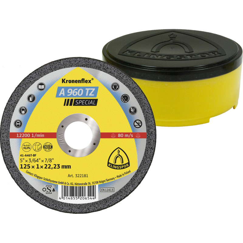 Tarcza płaska A960TZ special 115*1.0*22 322180