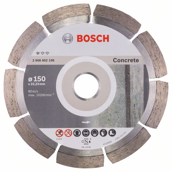 Tarcza diamentowa segmentowa concrete 150*22.3*2.0