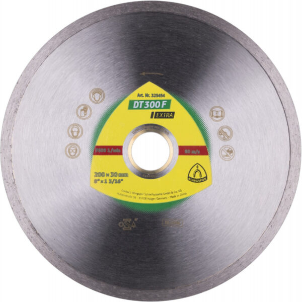 Tarcza diamentowa gładka DT300F 230mm 325360